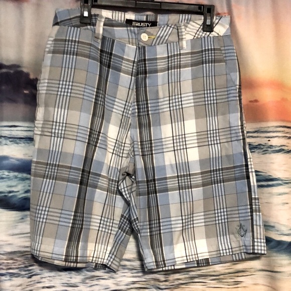 RUSTY Plaid Shorts - Picture 2 of 8